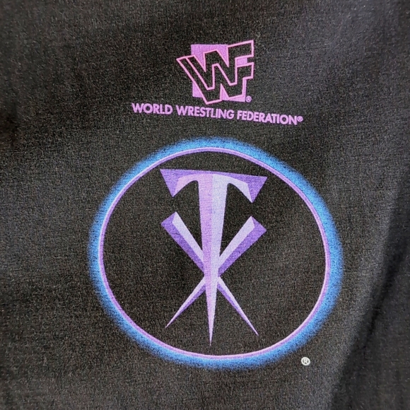 Vintage Genuine Official 1997 Undertaker Tee with WWF Tag - Size S Small Unisex - Picture 7 of 10